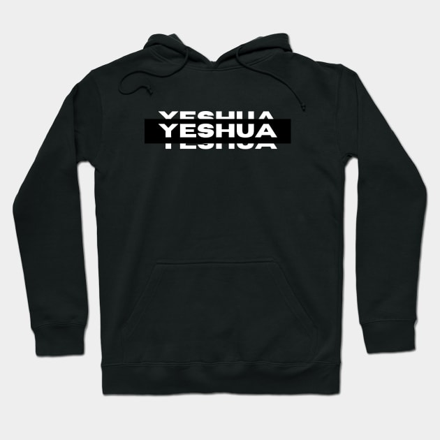 Yeshua | Christian Typography Hoodie by All Things Gospel